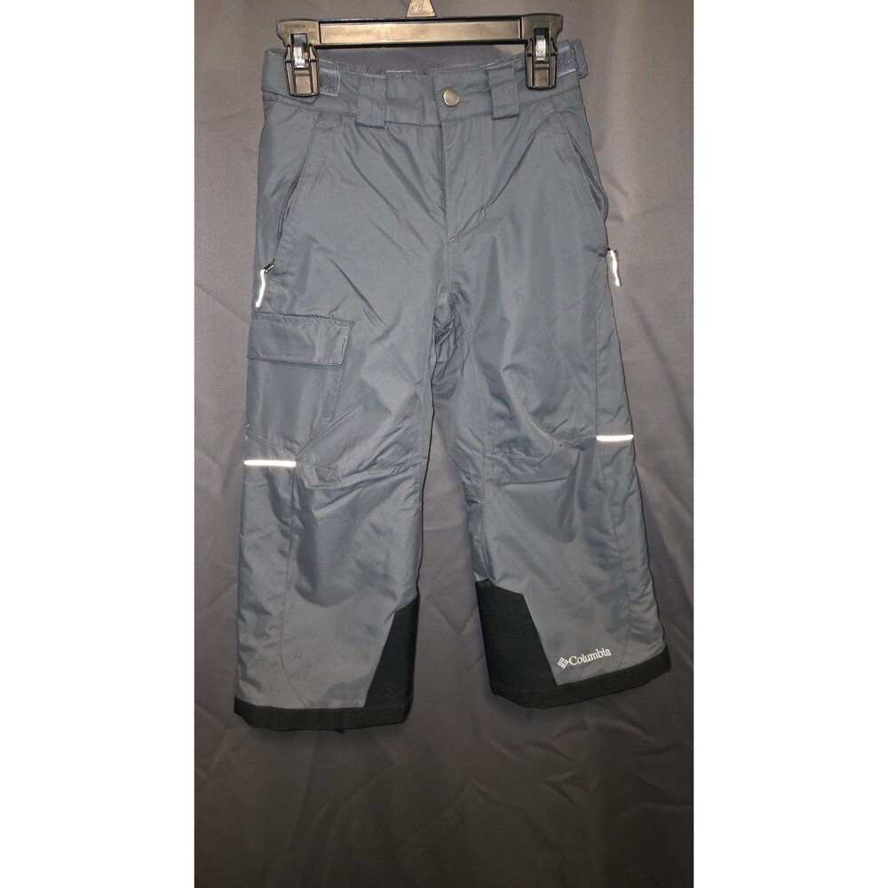 Columbia Bugaboo Omni-Heat Snow Pants Kids XXS 4/5 Gray Ski Snowboard